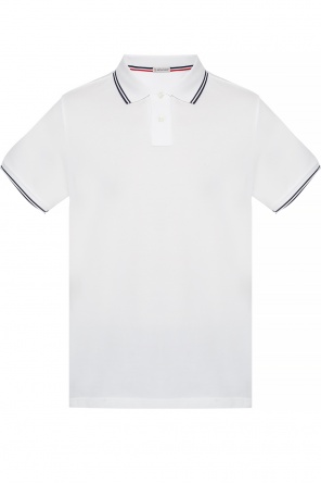 Polo with a patch and logo, zdjęcie 1 Polo with a patch and logo od Moncler